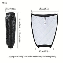 Motorcycle Winter Leg Covers – Waterproof & Windproof Thermal Chaps for Scooter and Bike Riders