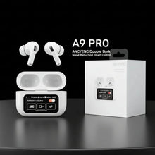 A9 Pro ANC/ENC Wireless Earbuds with Smart Touch Display