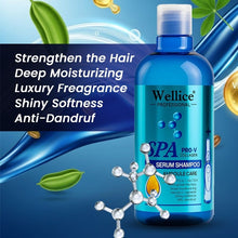 Original Wellice Blue Serum Shampoo 500ml – Pro-V Collagen System with Tea Tree Oil, Cleanses & Nourishes Hair