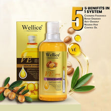 Wellice Argan Protein Shampoo 500ml – Strong Roots, Damage Repair & Anti-Dandruff