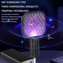 Electric Mosquito Swatter Racket with UV Light & High-Voltage Bug Zapper – Indoor/Outdoor Insect Trap