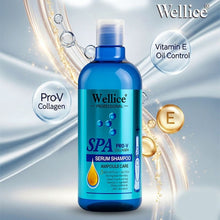 Original Wellice Blue Serum Shampoo 500ml – Pro-V Collagen System with Tea Tree Oil, Cleanses & Nourishes Hair