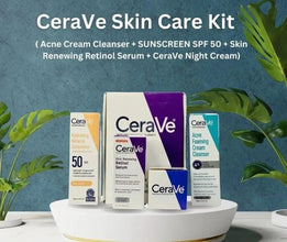 CeraVe 4-in-1 Skincare Kit | Cleanse, Hydrate & Protect