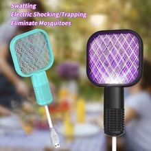 Electric Mosquito Swatter Racket with UV Light & High-Voltage Bug Zapper – Indoor/Outdoor Insect Trap