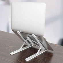 Adjustable Portable Laptop Stand – Foldable Non-Slip Plastic Stand for Laptop & Tablet