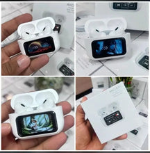 A9 Pro 2 Wireless Earbuds with LCD Display | Bluetooth 5.3 Touchscreen Airpods Pro 2 for iOS & Android