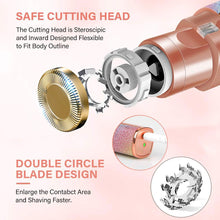 2-in-1 Rechargeable Eyebrow Trimmer & Shaver – Painless Precision Hair Remover with LED Light for Face, Nose, Lips, Chin & Arms