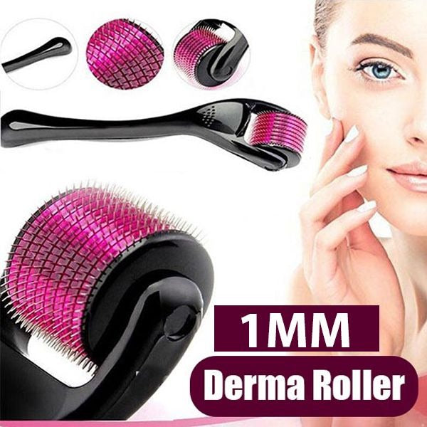 1mm Derma Roller – Skin Therapy Microneedle Tool for Face & Hair Care