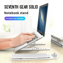Adjustable Portable Laptop Stand – Foldable Non-Slip Plastic Stand for Laptop & Tablet
