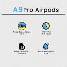 A9 Pro ANC/ENC Wireless Earbuds with Smart Touch Display